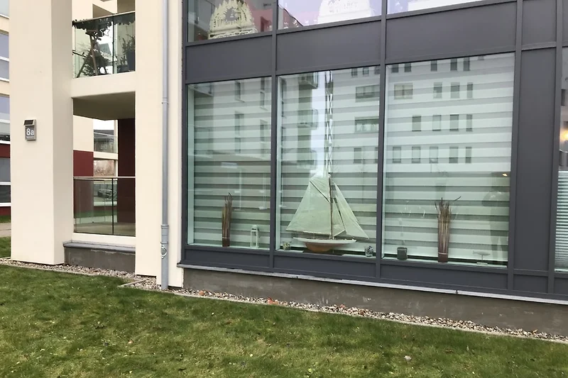 Uitzicht op het vakantiehuis