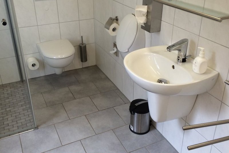 Bathroom upgraded sanitary facilities