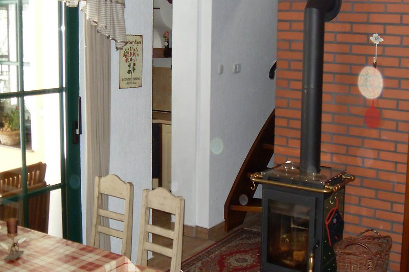 Wohnzimmer mit Terrassenblick