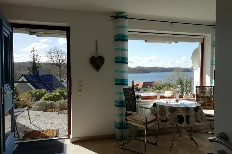 Traumhafter Blick auf den 560 ha großen Kellersee.