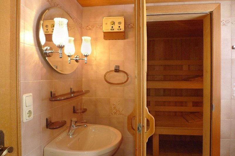 Dusche u. Sauna Apartment I