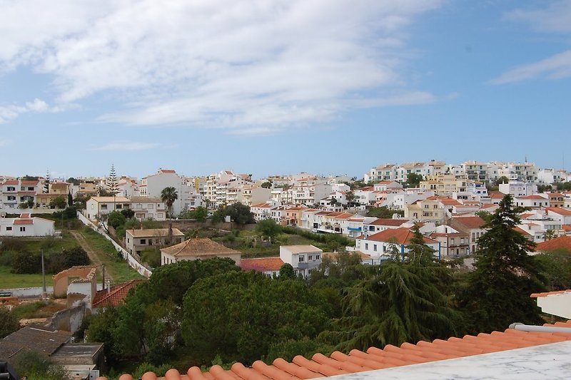 Blick vom Balkon auf Ferragudo