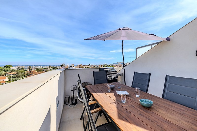 Terrasse mit Meerblick