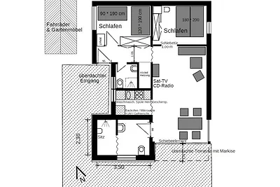 Bungalow Mare del Nord Tossens