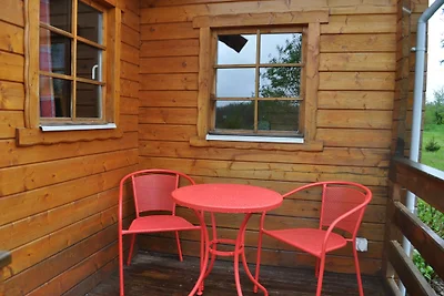 Chalet nella riserva naturale con il lago