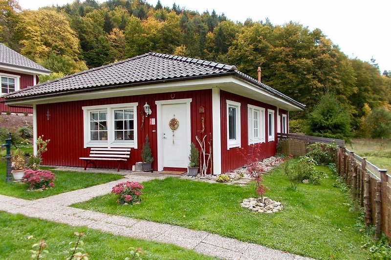Urlauben wie in Schweden - im echten schwedischen Holzhaus