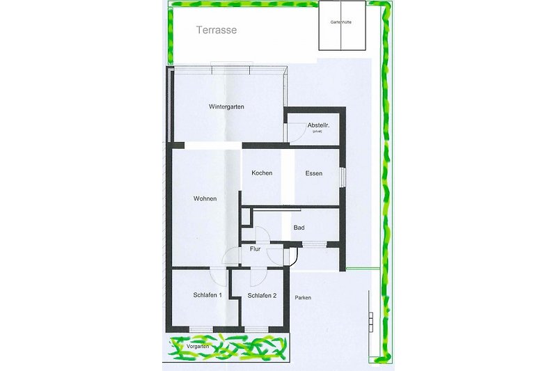 Floor plan and surroundings