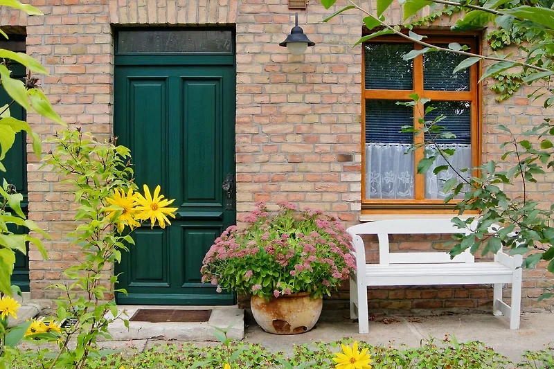 Ingang naar het vakantieappartement
