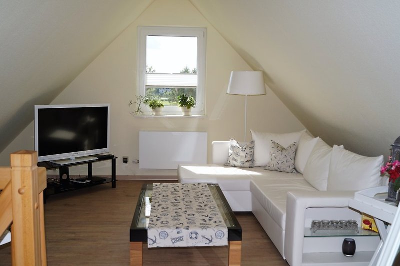 livingroom with flatscreen TV