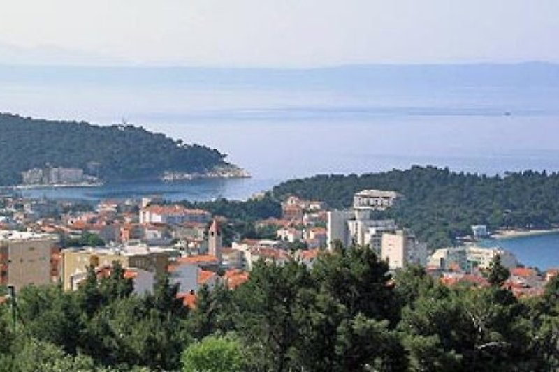 Der Blick auf die Stadt Makarska
