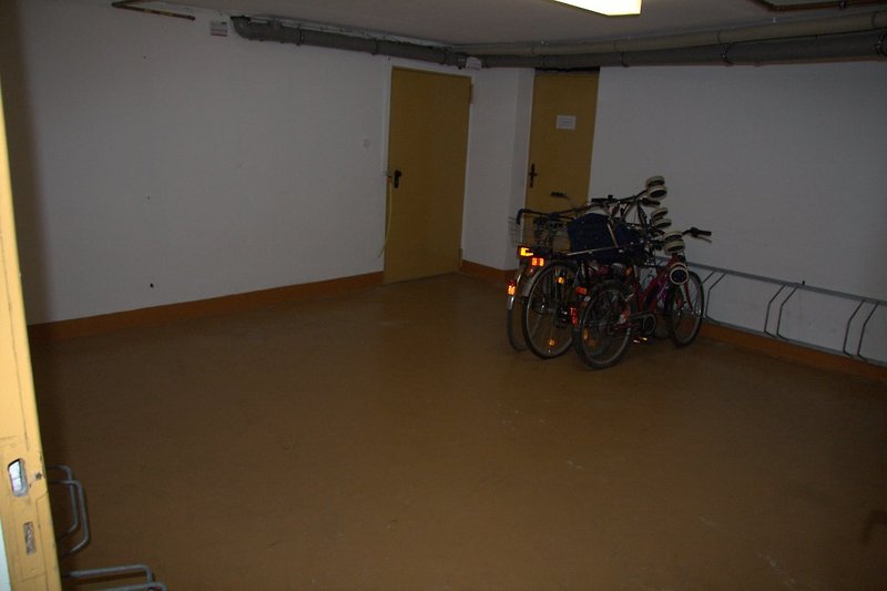 Sala para estacionar bicicletas