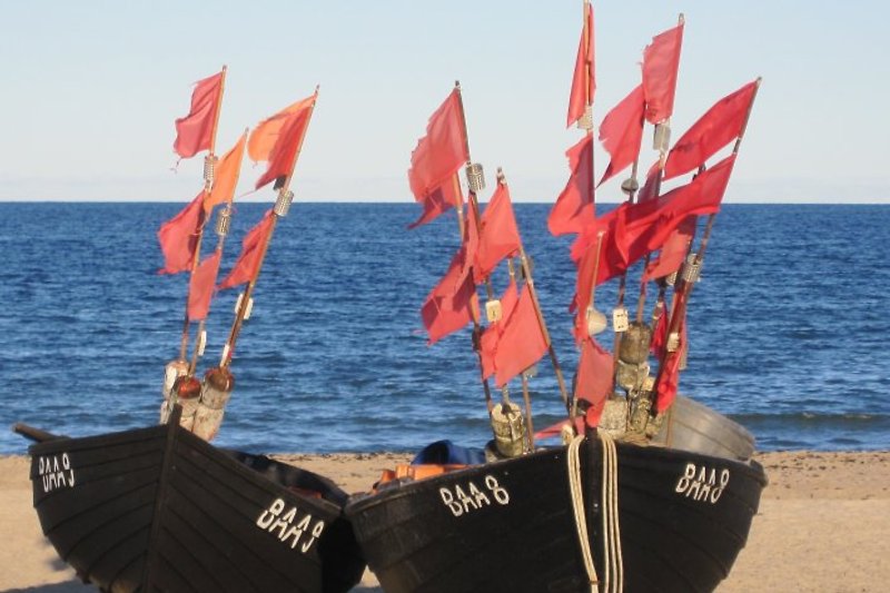 Barcos de pesca en Baabe