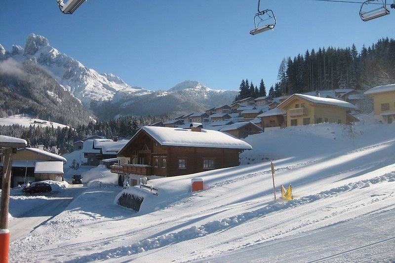 Alpendorf vom Skilift