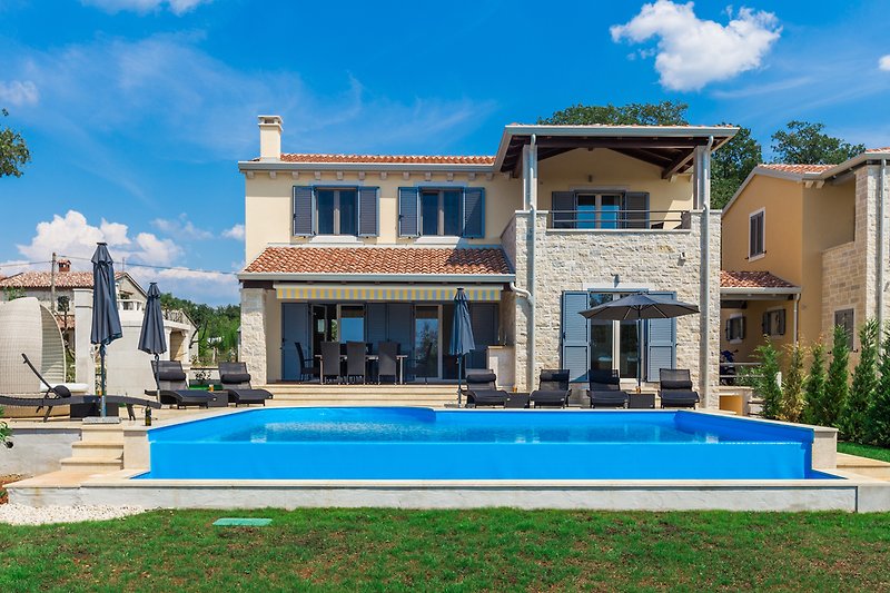 Luxury villa  Laura An with pool in Istria - wiibuk.com
