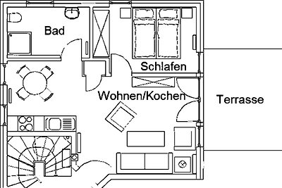 Zur Meeresbrise - Fewo 45m²