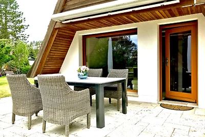 Finn cottage uitzicht op het meer