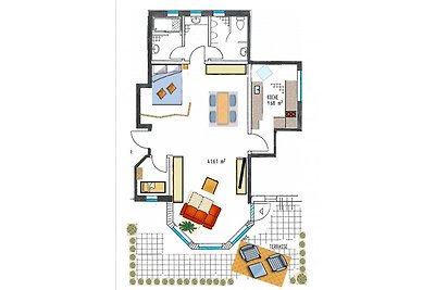 Ferienwohnung mit Erker ca. 55 qm