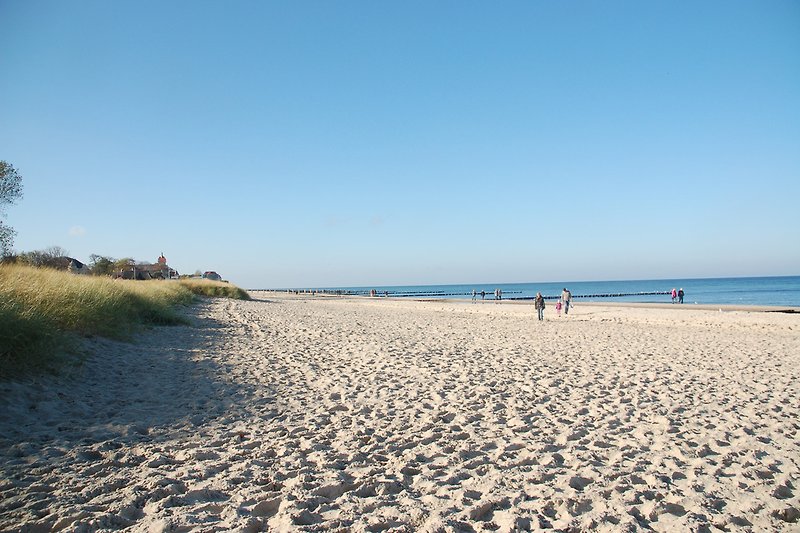 Der lange Kühlungsborner Strand lädt auch im Herbst & Winter sowohl zum Verweilen als auch zu ausgedehnten Spaziergängen und Wanderungen ein