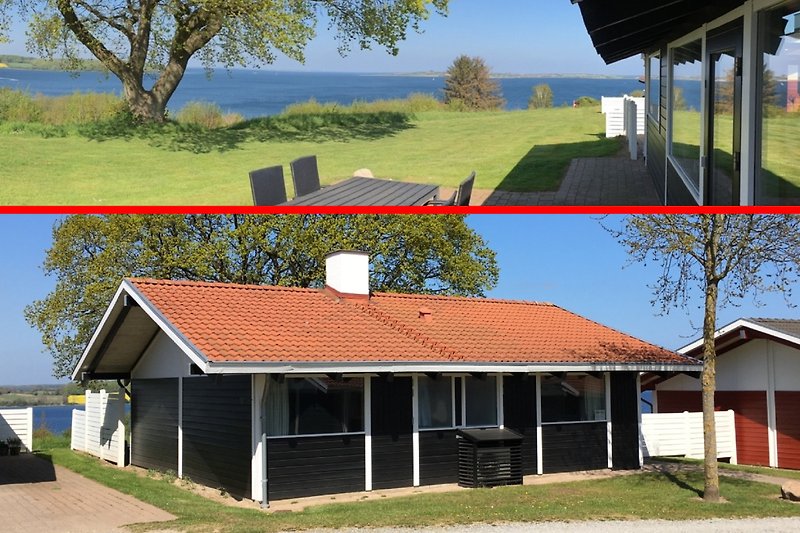 The holiday house STEP-08 with a dream panoramic view. Only about 30 km north of Flensburg / the federal border GER-DK