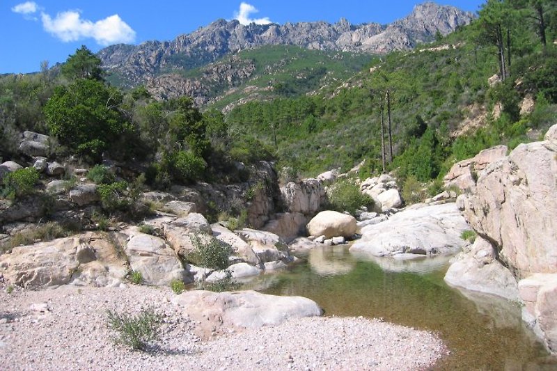Wandern und erfrischen