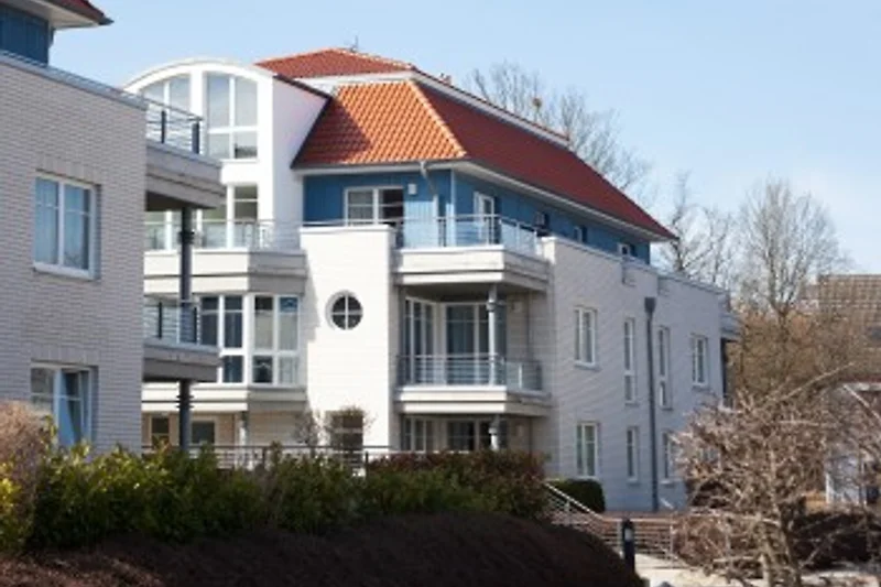 Blick auf die Anlage "Dünenblick"