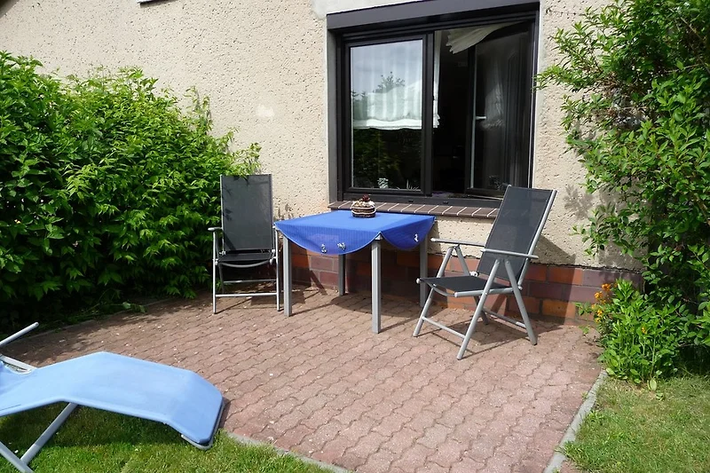 Zithoek met terras