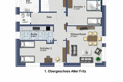 Alter Fritz **** für 4-6 Personen