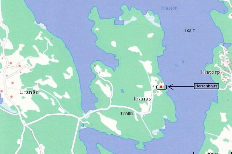 Die Halbinsel Kianäs mit dem See Kiasjön