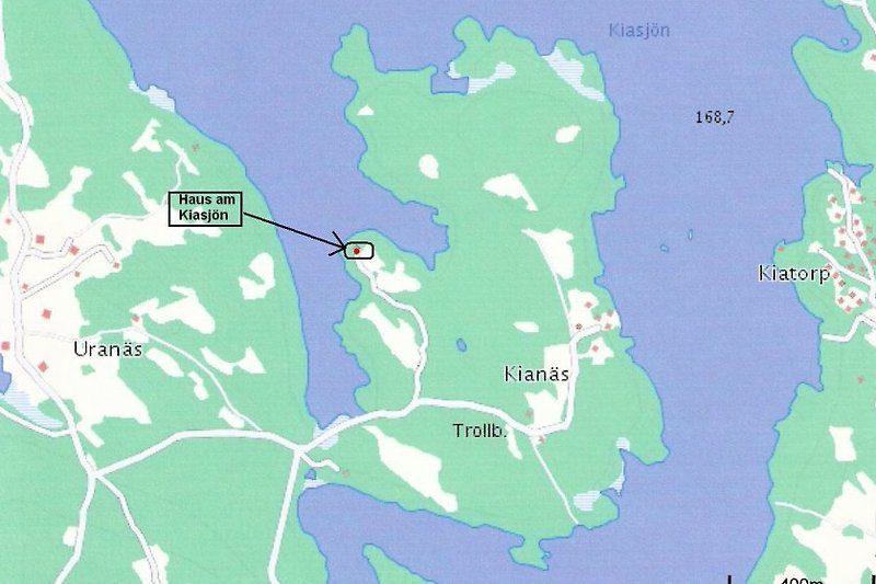 Karte von der Halbinsel
