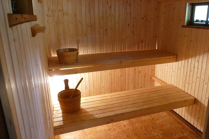 Sauna direkt am See