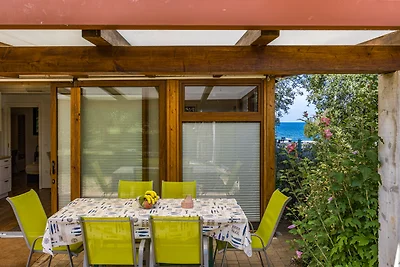 Öko-Ferienhaus 30 m vom Strand