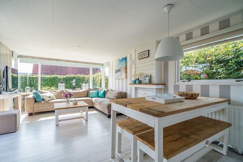 Das helle, geschmackvoll eingerichtete Chalet