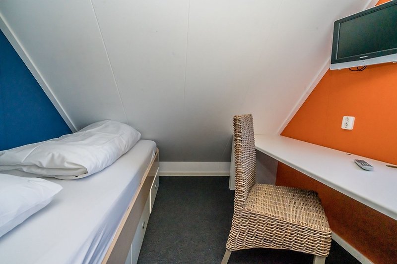 Slaapkamer 3 met een eenpersoonsbed