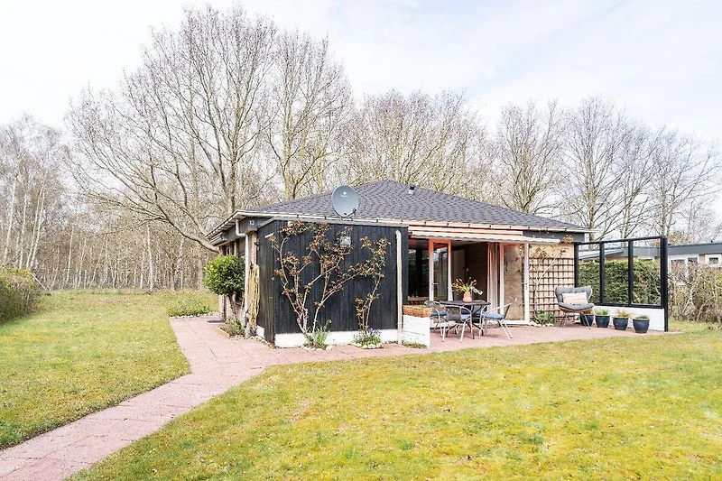 Das gemütliche Ferienhaus mit großem, umzäunten Garten