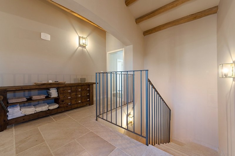 Treppe zum ersten Stock