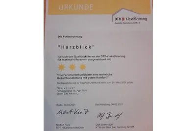 Appartamento di vacanza 3 stelle con vista sulle montagne Harz