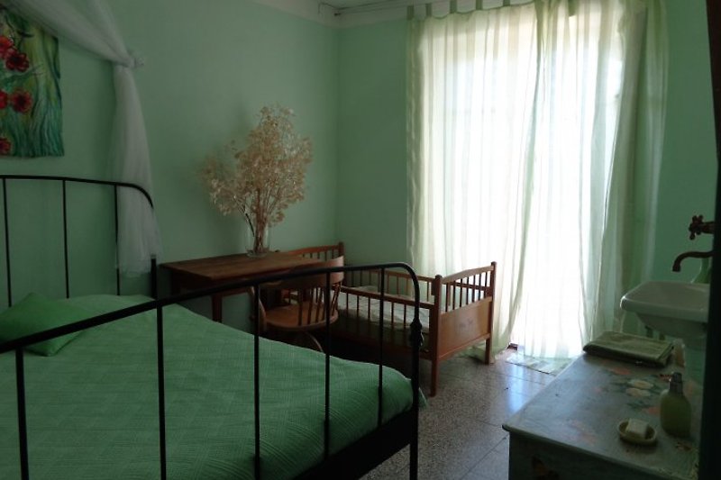 Camera Verde, 1 Kingsize Bett, 1 Kinderbett, 1.Etage