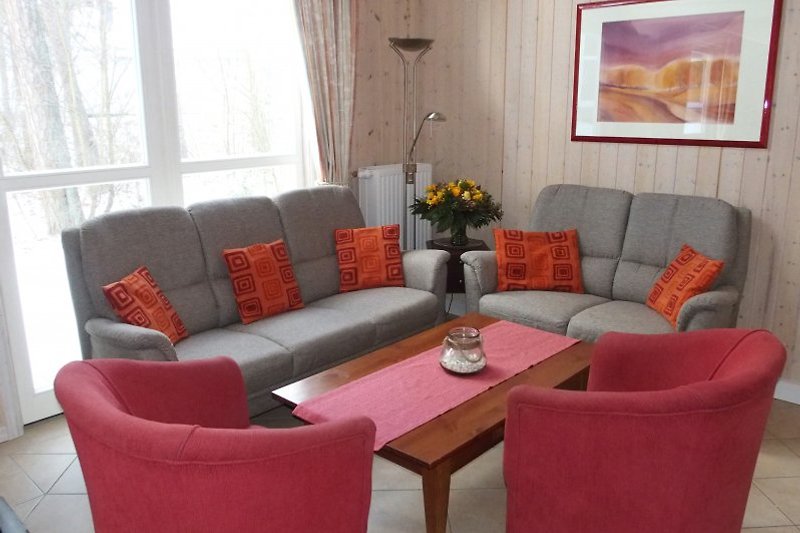 Comfortable seating area in the living area