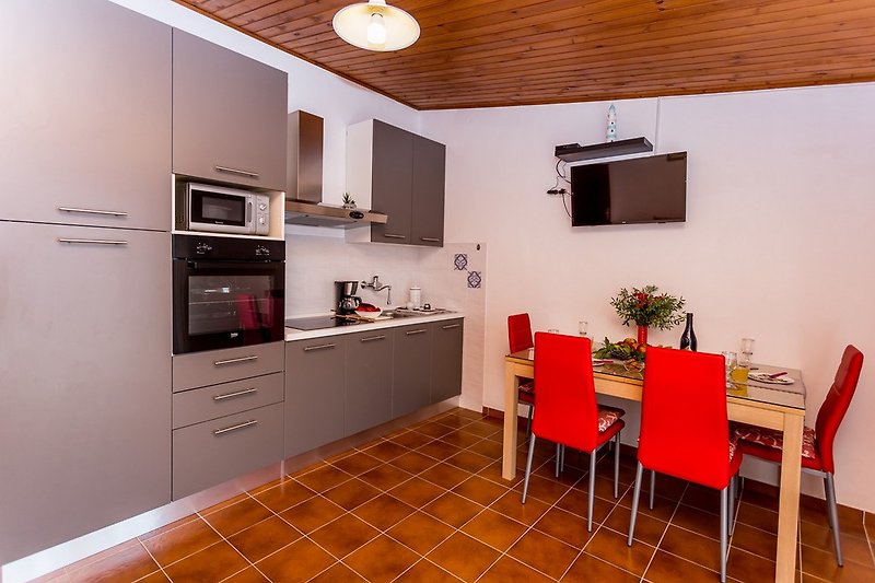 Apartment A4 kitchen.
