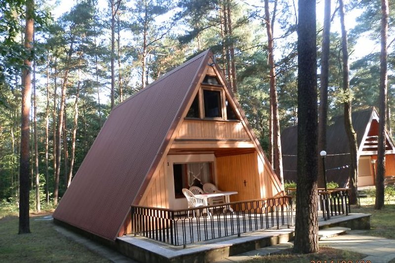 Finnhütte am Silbersee - Ferienhaus in Friedersdorf mieten