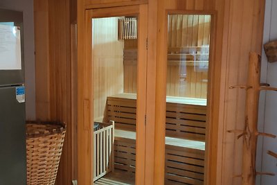 Chalet avec espace sauna spa hammam