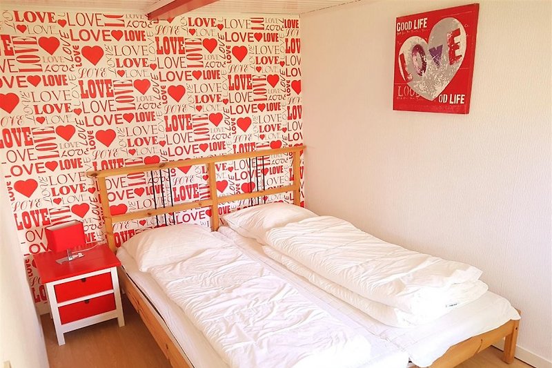 Schlafzimmer Rot