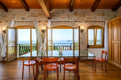 Villa Carla- Istrian Stone Villa with Sea...