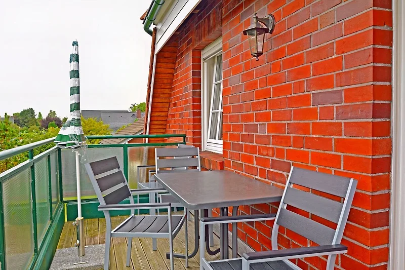 Fewo MÖWE Balkon