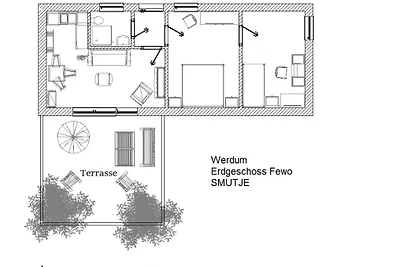 Ferienwohnung SMUTJE in Werdum
