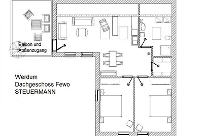Ferienwohnung STEUERMANN in Werdum
