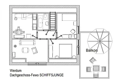Ferienwohnung SCHIFFSJUNGE Werdum