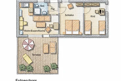 Ferienwohnung SMUTJE in Werdum