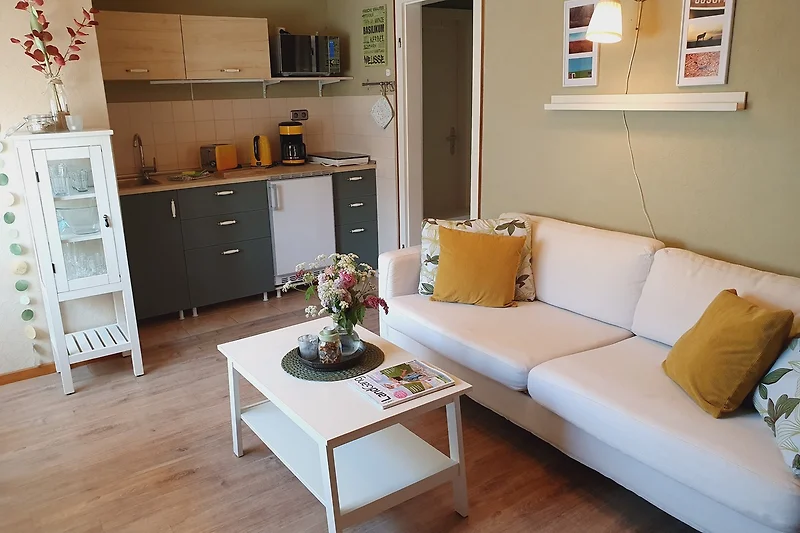 Woonkamer met kitchenette