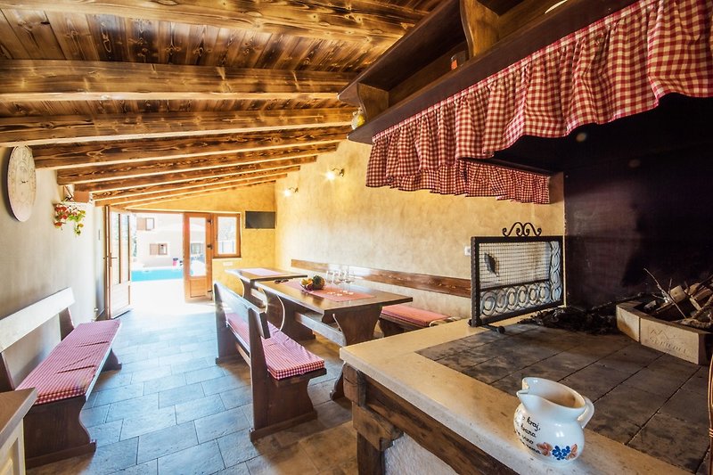 Summer kitchen - traditional Istrian